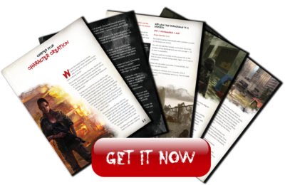 Pages of Infected Zombie RPG button